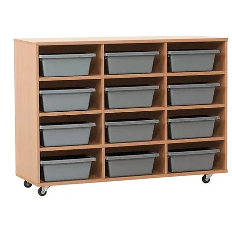 Mobile Tote Tray Cabinet Select Beach
