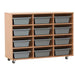 Mobile Tote Tray Cabinet Select Beach