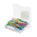 Premier Vinyl Coated Paper Clips – Assorted Colours, 33mm – Box of 100