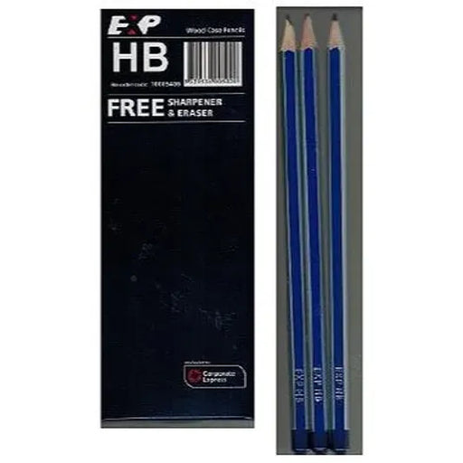 Pencils HB with Eraser & Sharpener - PK 20