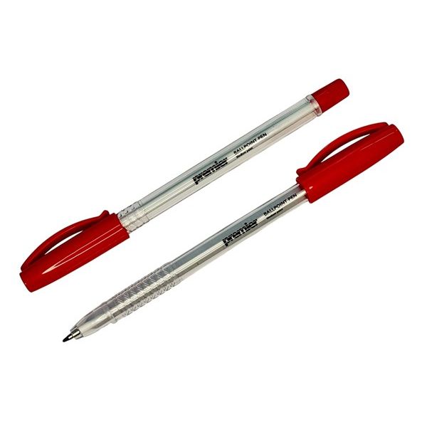 Premier Ballpoint Pens Red – 1.0mm Tip