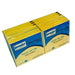 Repositionable Sticky Notes Pastel Yellow 76mm x 76mm - Pack 12 Individually Wrapped Pads