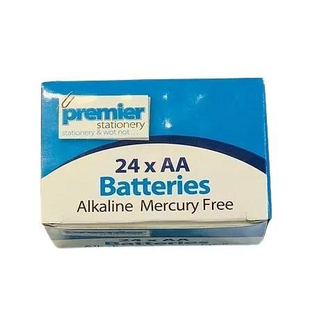 Premier AA Alkaline Batteries – Pack of 24