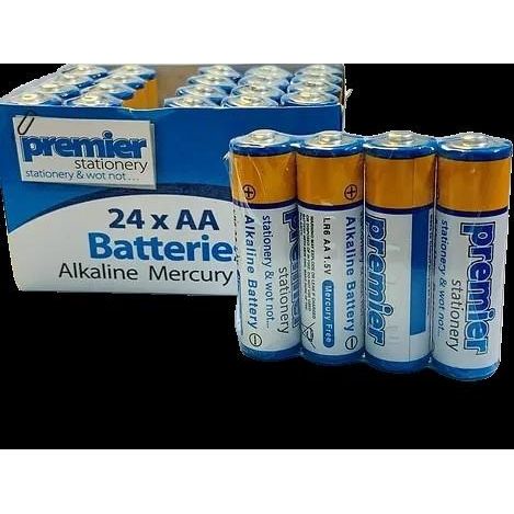 Premier AA Alkaline Batteries – Pack of 24