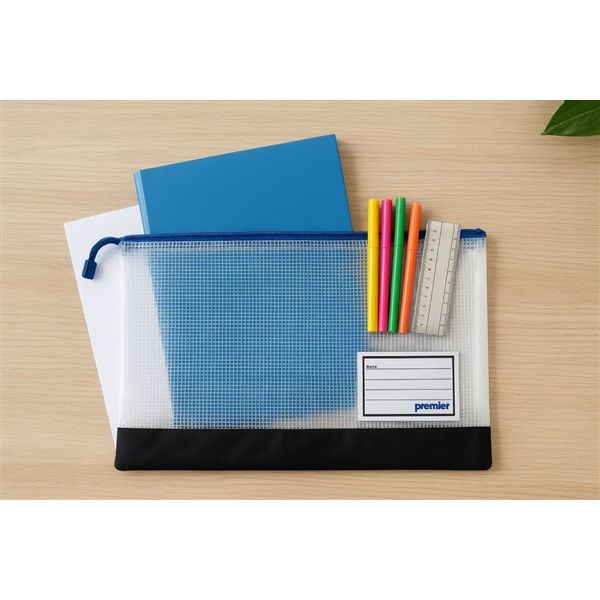 A3 Mesh Pouch with Note Card Holder