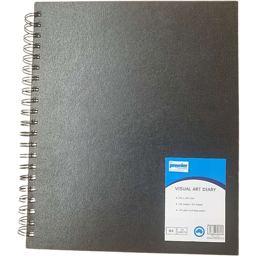 Premier Visual Art Diary A4 – 120 Pages