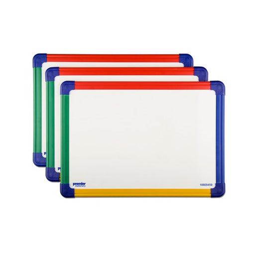 A4 Double-Sided Magnetic Whiteboard with Colourful Border