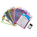 Premier Write n Wipe Erasable Sleeves Asst with Markers – 10 Pack + 10 Dry Erase Pens