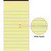 Legal Writing Pads Yellow - Premium Pad Ruled A4 - 50 Leaf 2 Sides Yellow Pack-10