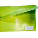 Premier PolyDoc Wallet – Foolscap Size, Made from recyclable, durable polypropylene material, Green, Pack of 10