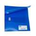 Premier PolyDoc Wallet – Foolscap Size, Made from recyclable, durable polypropylene material, Blue, Pack of 10