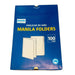 Premier Foolscap Manila Folders Buff – 100 per Pack - Heavy Duty 180 GSM durable Manilla Board Folders - for Office & School & Home
