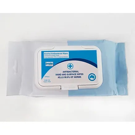 PREMIER HAND & SURFACE WIPES ANTIBACTERIAL PACK-50