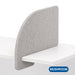 SANA Serenity Desk Screen 24mm Slide-On Divider 680 x 420mm Arc Edge