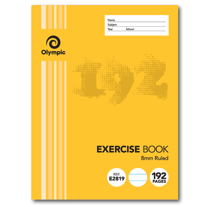 Olympic Exercise Book 225x175mm 192 Page 8mm
