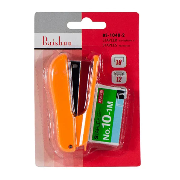 Stapler with 50 Staples No 10