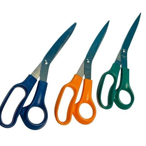 Office Basics General Purpose Scissors Pack of 3 – 200mm (Assorted Colours)
