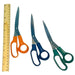 Office Basics General Purpose Scissors Pack of 3 – 200mm (Assorted Colours)