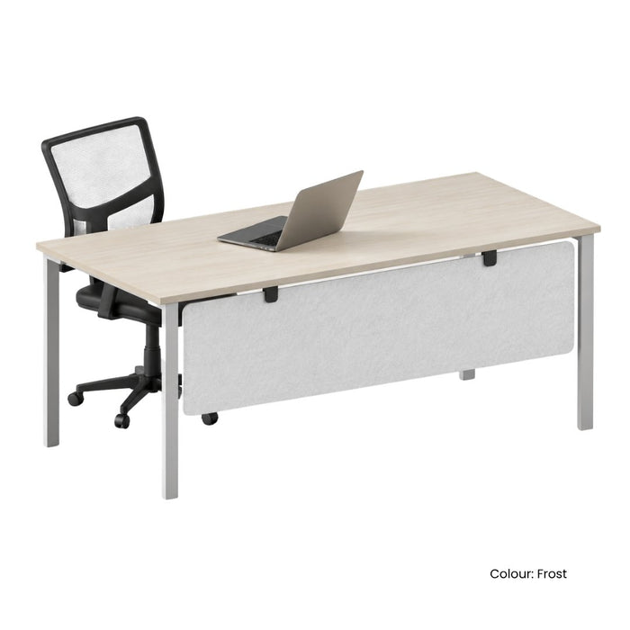 SANA Serenity Desk Screen 12mm Below Desk 1800 x 400mm Assorted