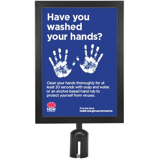Signage - Visionchart Executive Q A4 Sign Top Suit VQ2542B B