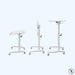 Visionchart Height Adjustable Mobile Laptop Desk 700 x 520mm White BRL101