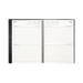 2027 Calendar Year Diary/Planner - 12 Month A4 2 Days to a Page - Soft PU Cover - Collins Vanessa