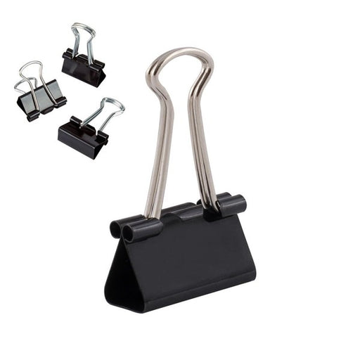 BIBBULMUN FOLDBACK CLIPS 25mm Pack of 12