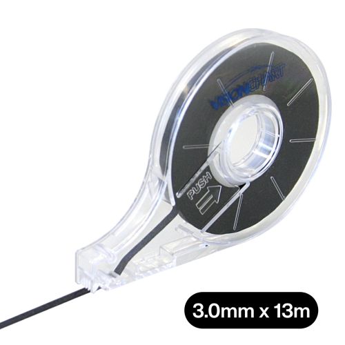Visionchart Lining Tape Dispenser 3mm x 13m Black VA0008