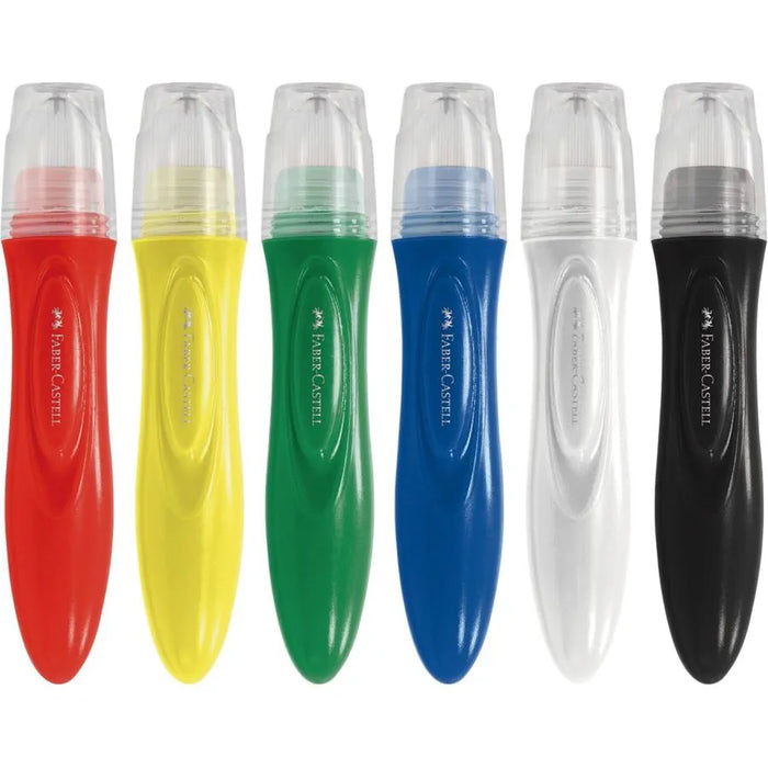 Faber-Castell Little Creatives Squeezing Paintbrush 6pk