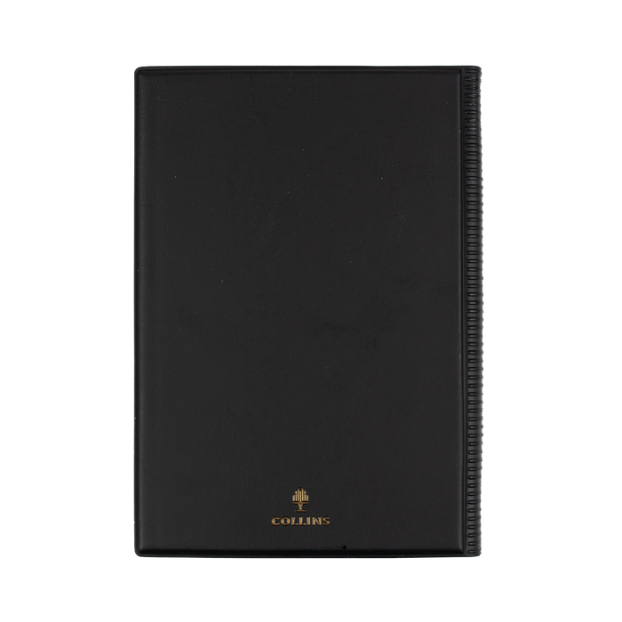 2027 Calendar Year Diary/Planner - 12 Month A5 2 Days to a Page, Windowfaced - PVC Cover - Collins