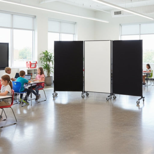 Visionchart Communicate Room Divider 1800 x 900mm Whiteboard VRD1890-WW