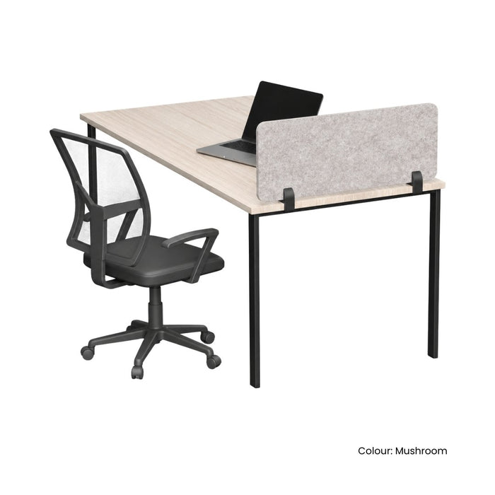 SANA Serenity Desk Screen 12mm Above Desk 740 x 600mm
