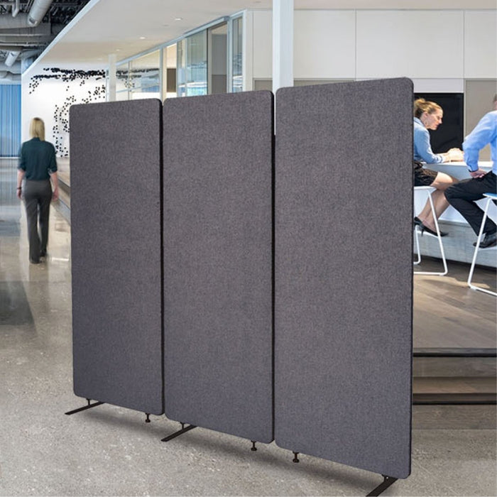 Visionchart ZIP Acoustic Screen Room Divider 1650 x 1830 x 28mm Graphite ACP300-GP
