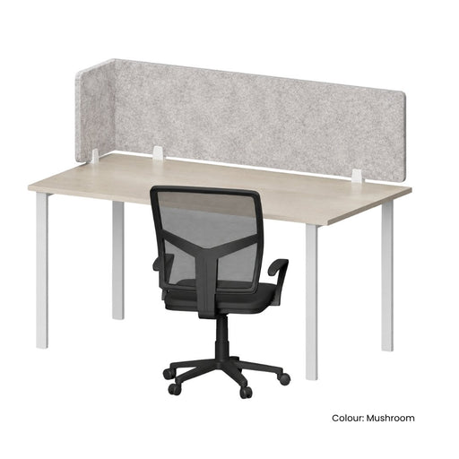SANA Serenity Desk Screen 12mm Above Desk 1800 x 600+300mm