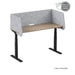 SANA Serenity Desk Screen 24mm Surround 1200 x 800 x 500mm Incline