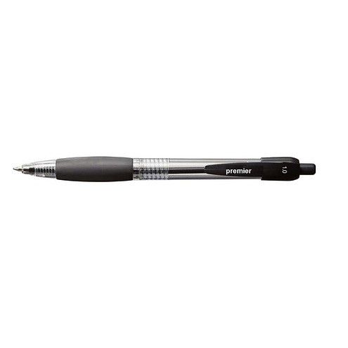 Retractable Ballpoint Pen Medium 1.0mm Black Box 12 - Starting from low 8 Cents Each Pen - Buy in Box 12 pens