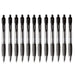 Retractable Ballpoint Pen Medium 1.0mm Black Box 12 - Starting from low 8 Cents Each Pen - Buy in Box 12 pens