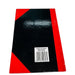Notebook Hardcover Ruled A5 200 Page Red/Black Ruled pages 100 Leaf Gloss Cover Non-Indexed