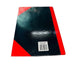 Notebook A4 Hardcover Indexed A-Z Ruled 200 Page Red & Black 100 Leaf / 200 Pages Gloss Cover
