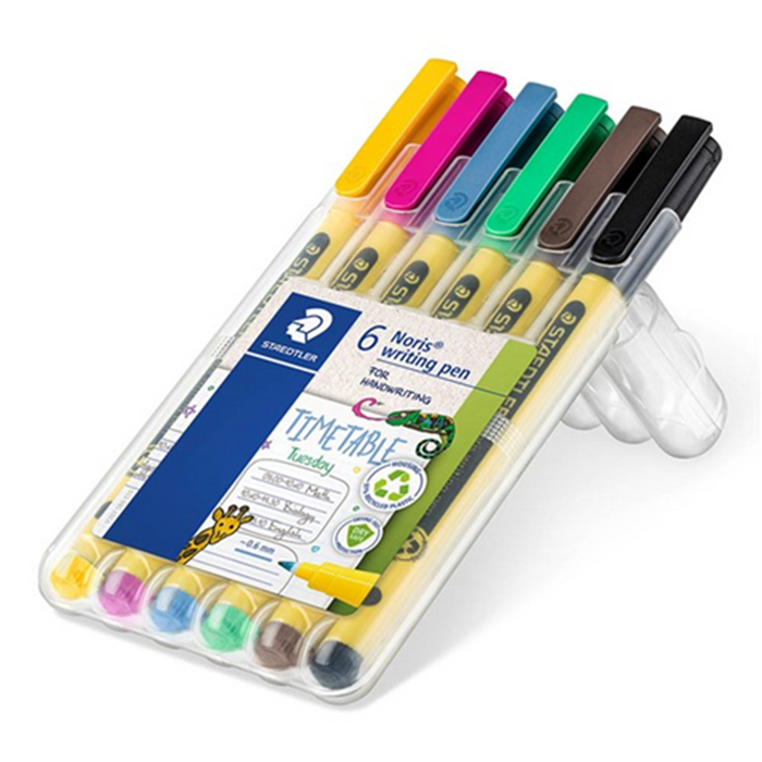 Staedtler Noris Writing Assorted Pen - Pack of 6