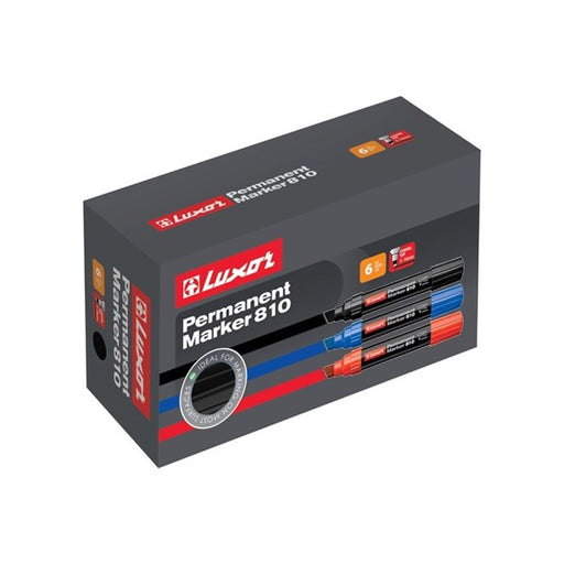 Luxor Jumbo Permanent Marker 810, Black