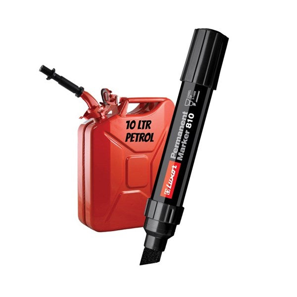 Luxor Jumbo Permanent Marker 810, Black