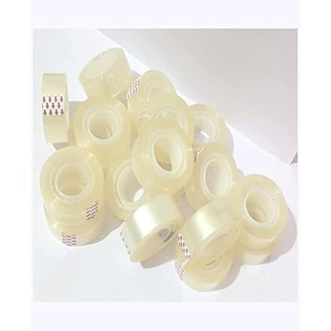 BIBBULMUN Office Sticky Tape 18mm x 33m – Clear (Pack of 8)