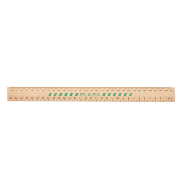 Celco Rulex Wooden Unpolished Ruler - 30 cm