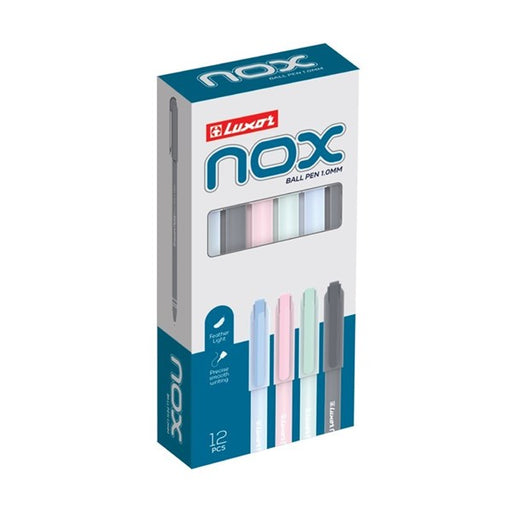 Luxor Nox Ball Pen – 1.0mm (Pack of 12)