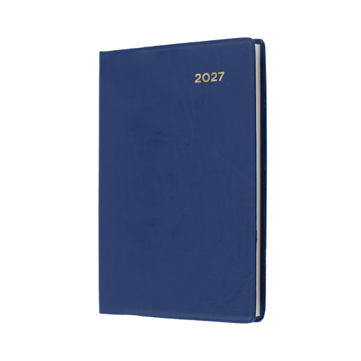 2027 Calendar Year Diary/Planner - 12 Month A7 Week to View - PVC Cover - Collins Belmont Range