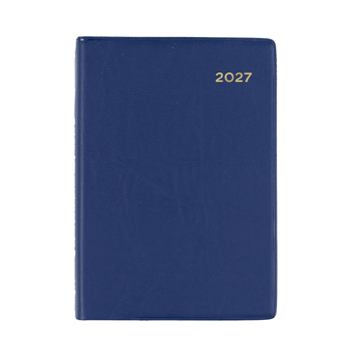 2027 Calendar Year Diary/Planner - 12 Month A7 Week to View - PVC Cover - Collins Belmont Range