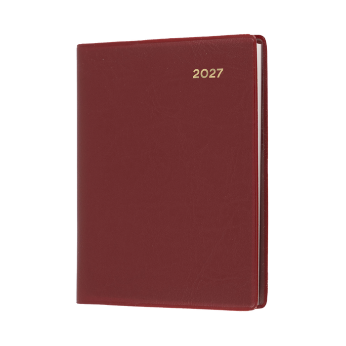 2027 Calendar Year Diary/Planner - 12 Month A7 Week to View - PVC Cover - Collins Belmont Range