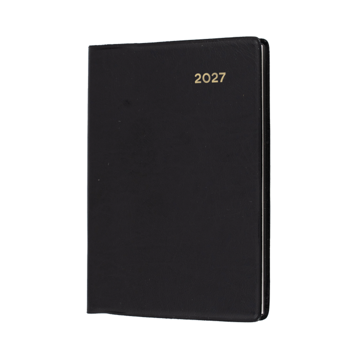 2027 Calendar Year Diary/Planner - 12 Month A7 Week to View - PVC Cover - Collins Belmont Range