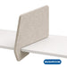 SANA Serenity Desk Screen 24mm Slide On Divider 680 x 480mm Incline